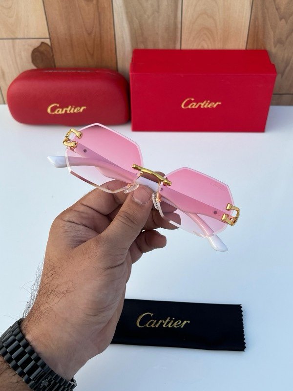 Cartier 5538 Pink Sunglasses
