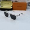 Louis Vuitton 128 White Black Sunglasses