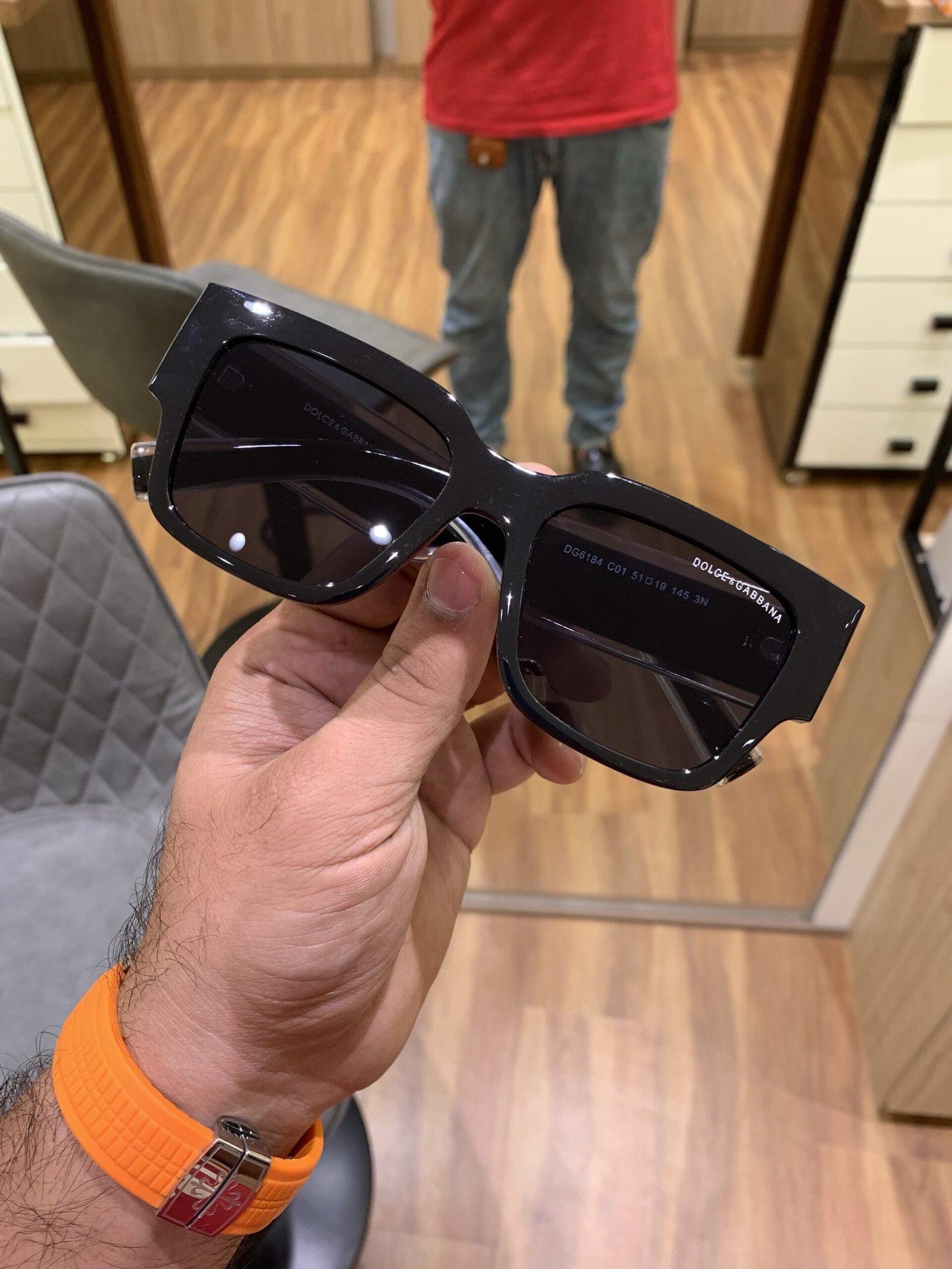 Dolce Gabbana 6184 Black Water Sunglasses
