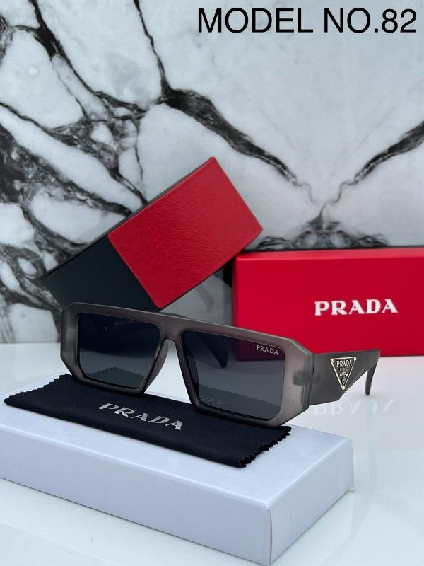 Prada 82 Grey Black Sunglasses