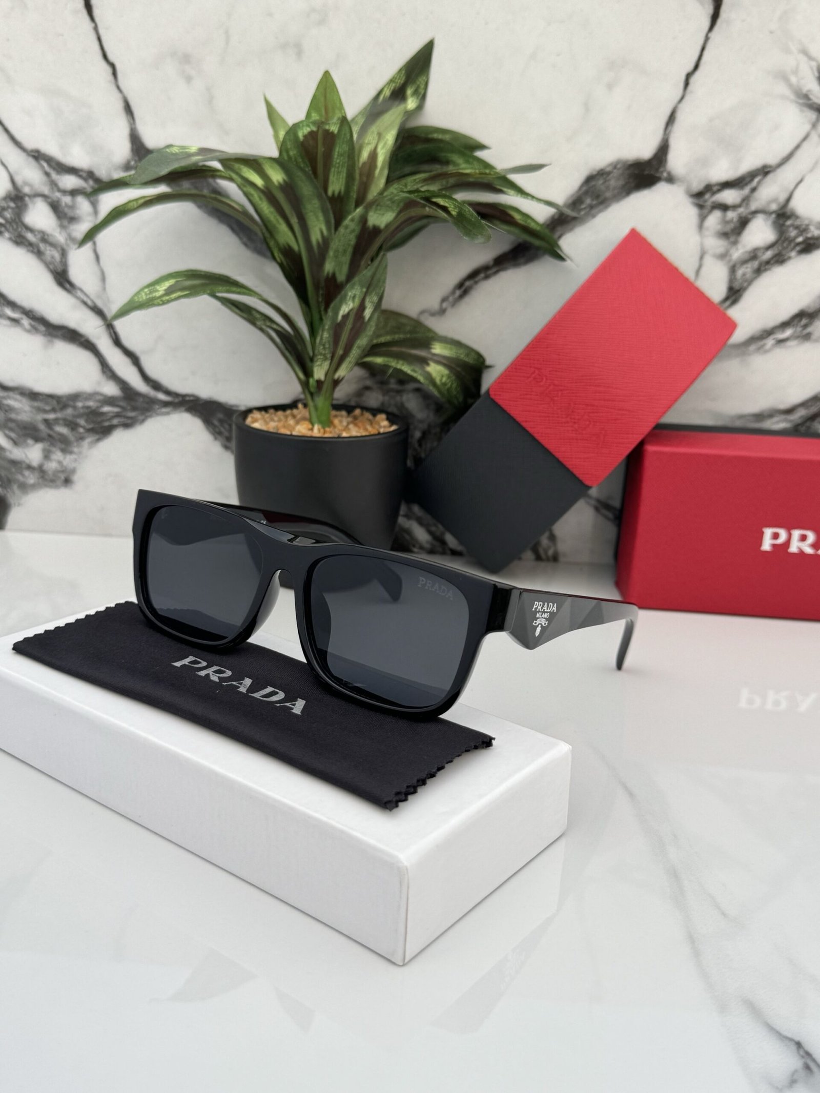 Prada 9814 Full Black Sunglasses