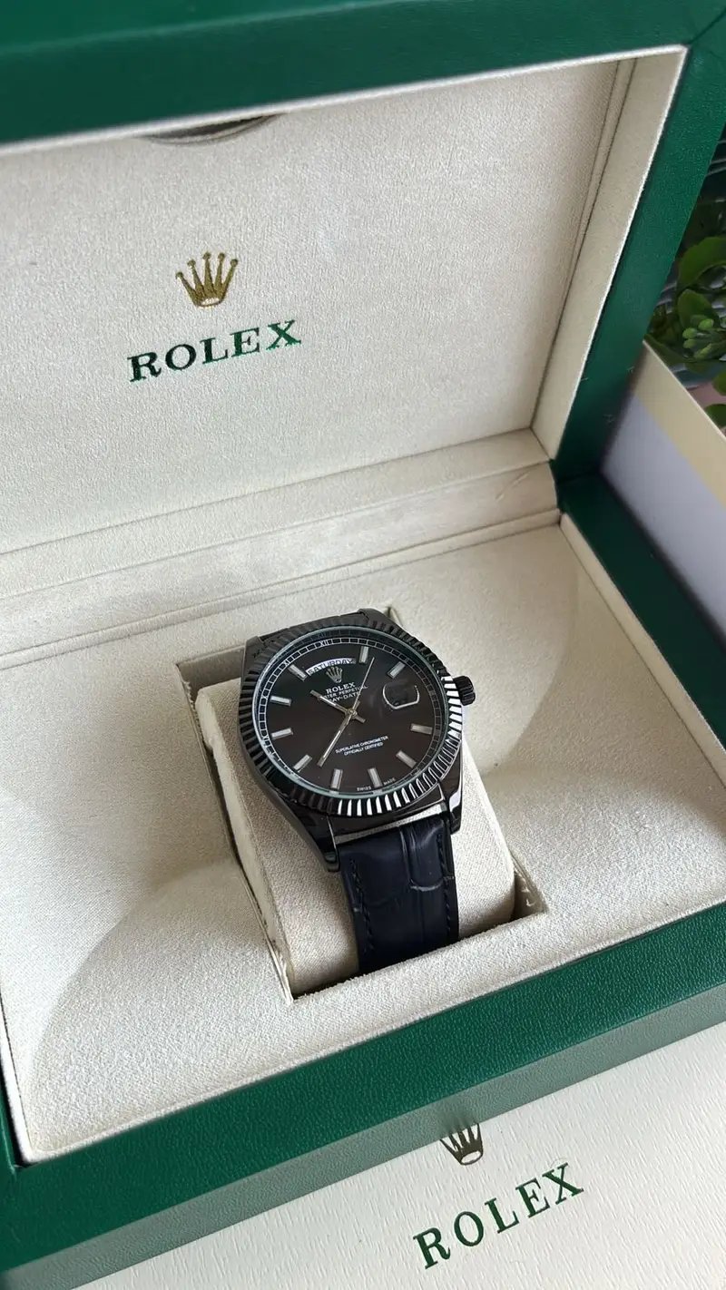 ROLEX DAY DATE LEATHER