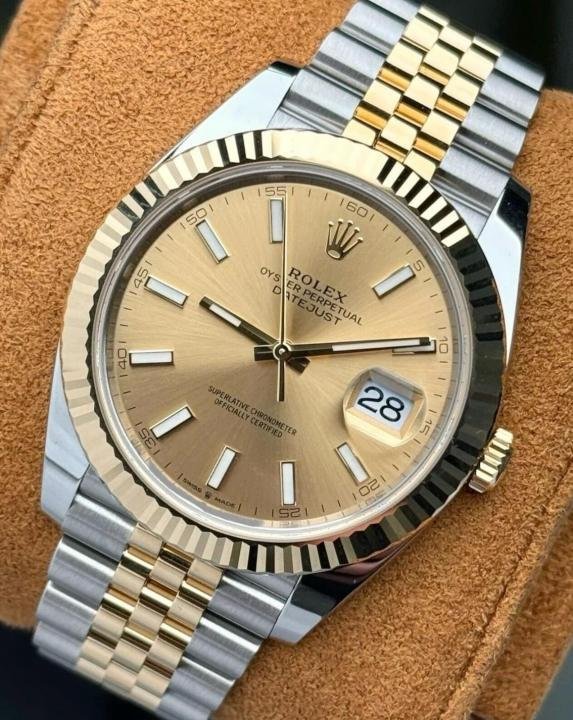 Rolex Oyster Perpetual Date Just 2Ton-Gold-Yellow