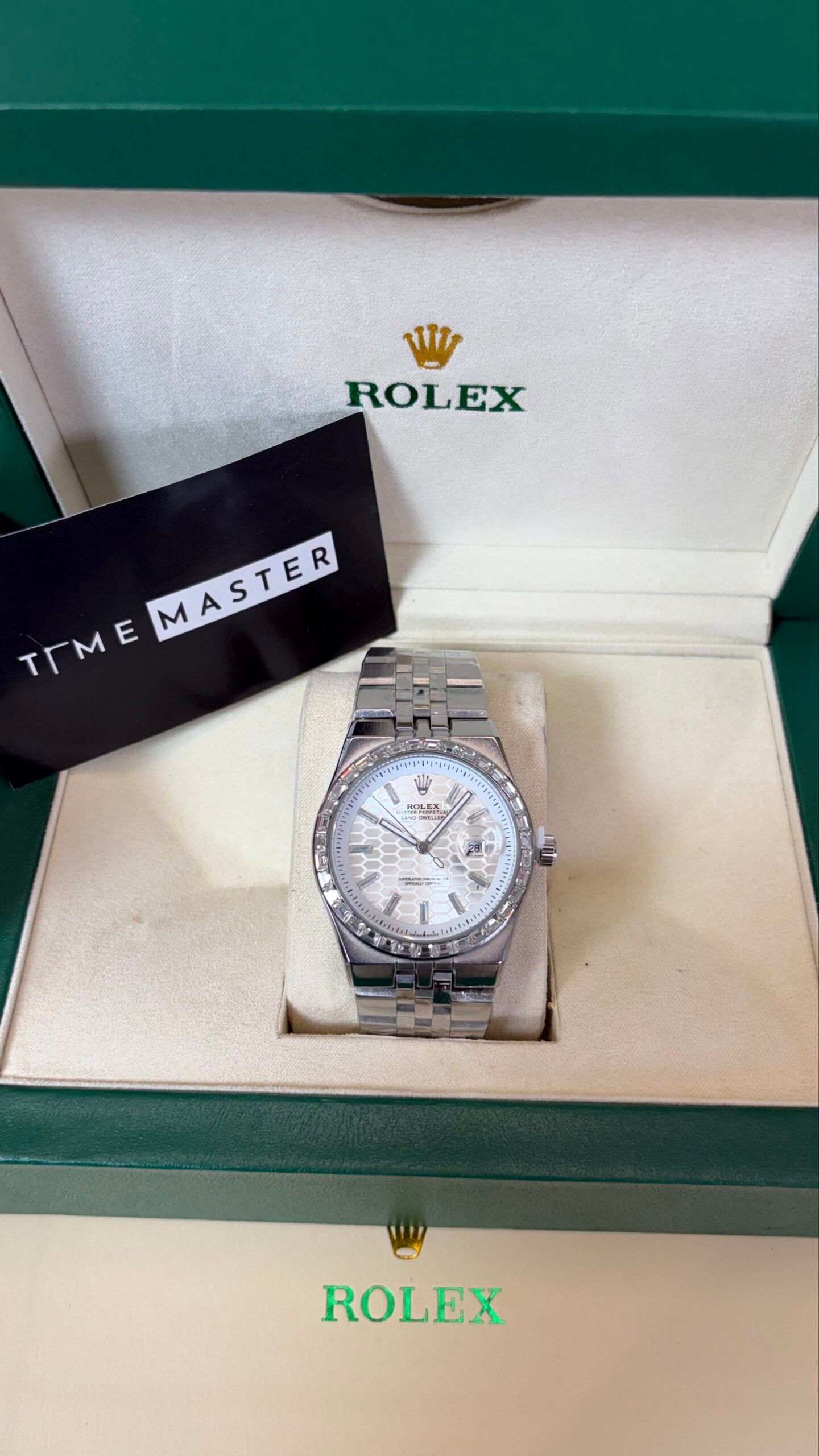 Rolex Land Dweller Diamond Bazel