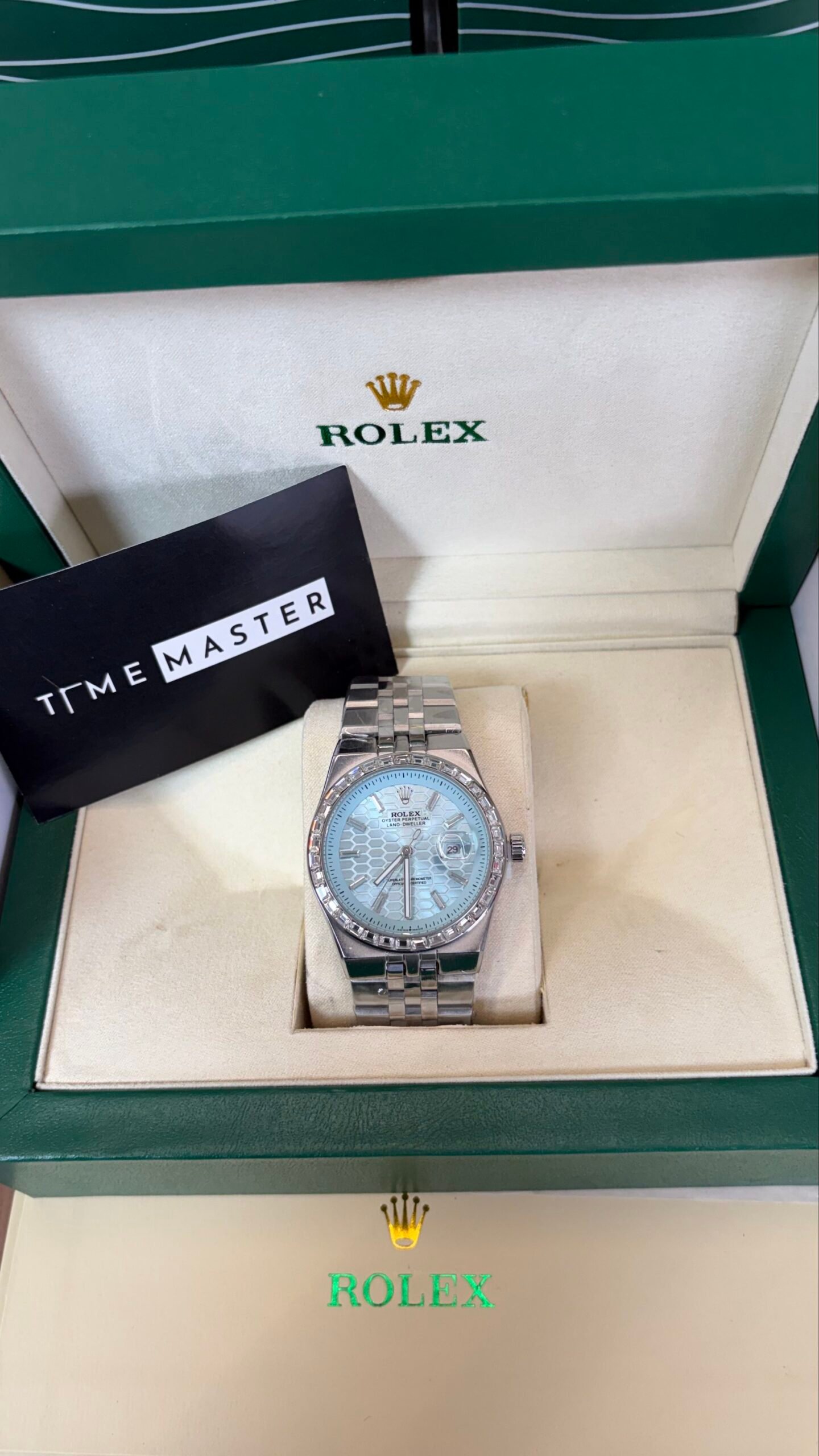 Rolex Land Dweller Diamond Bazel