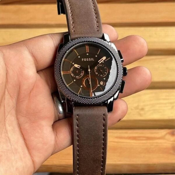 Fossil Fs4656 Brown Leather – timemasters.in