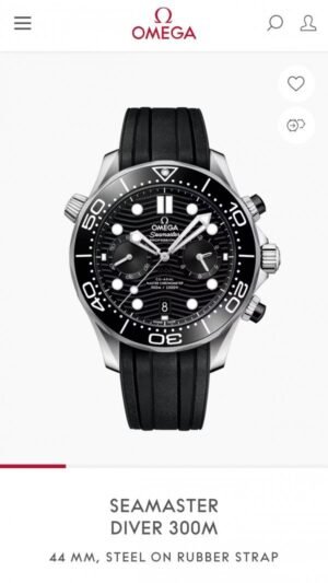Omega Sea Master Diver 300M Chronograph
