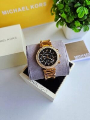 Michael Kors Parker Gold Black