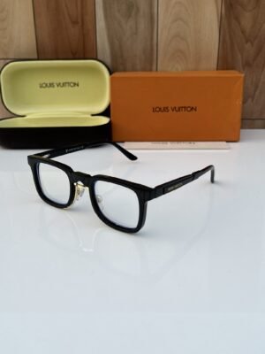 Louis Vuitton 1008 Black Gold Plano Sunglasses