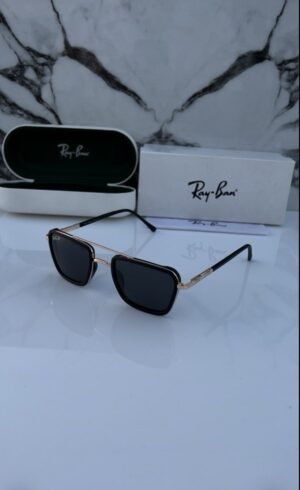Rayban 24002 Gold Black Sunglasses