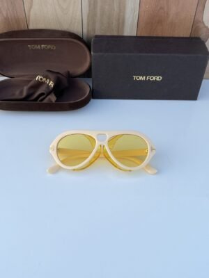 Tomford 77137 Cream Yellow Sunglasses