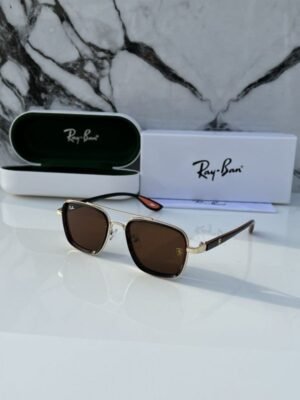 Rayban 06 Gold Brown Sunglasses