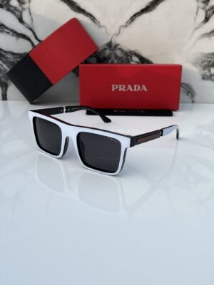 Prada 66602 White Sunglasses