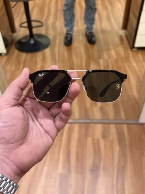 Rayban 04 Gold Green Sunglasses