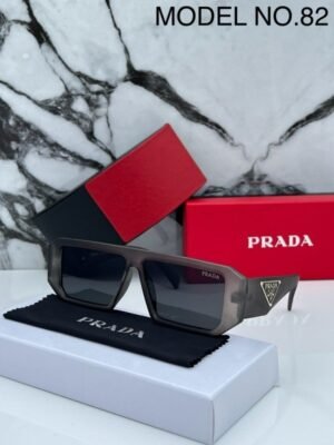 Prada 82 Grey Black Sunglasses