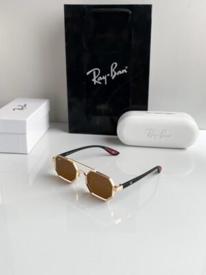 Rayban 05 Gold Brown Sunglasses