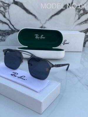 Rayban 04 Lite Grey Black Sunglasses