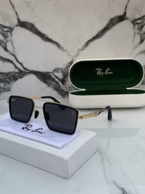 Rayban 3601 Gold Black Sunglasses